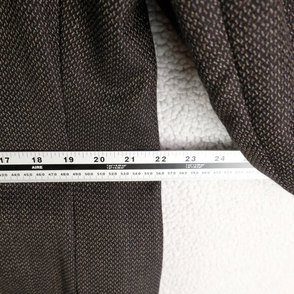 Hardy Amies Blazer Mens 44 Regular Brown Wool Ermenegildo Zegna Fabric Canada - Picture 9 of 15